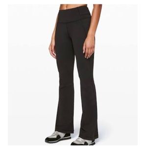Lululemon Women Size8 Black Pant Loose Fit Legging